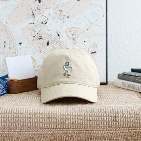Life is dead. Jerry's Hikin' Grateful Dead Stealie Dad Hat - khaki